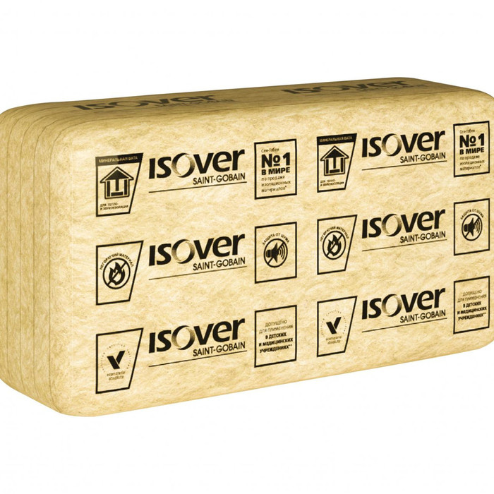 Утеплитель Isover Каркас П-37 100х610х1170